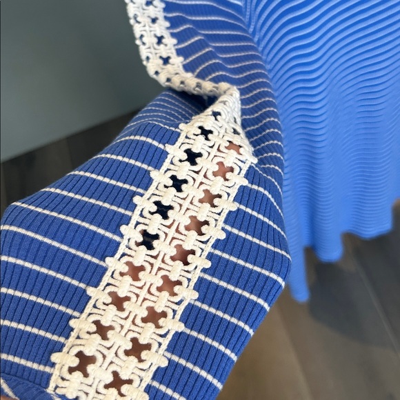 Lilly Pulitzer Marlowe Dress Beckon Blue Breeze Size L - Picture 9 of 17